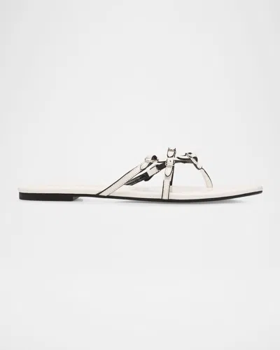 MARC JACOBS THE LEATHER KIKI THONG SANDALS