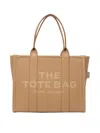Marc Jacobs The Leather Large Tote Bag In Beige