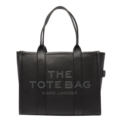 Marc Jacobs The Leather Large Tote Bag In Black