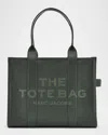 Marc Jacobs The Leather Large Tote Bag In Ivy