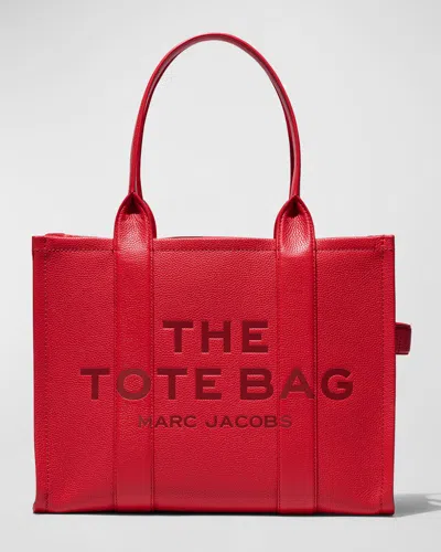 MARC JACOBS THE LEATHER LARGE TOTE BAG