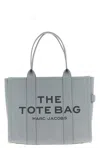 Marc Jacobs The Leather Large Tote Shopping Bag In Gray