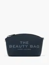 Marc Jacobs The Leather Kosmetiktasche In Blau