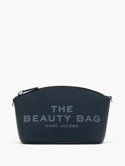 Marc Jacobs The Leather Kosmetiktasche In Blau