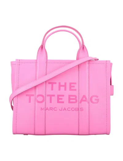 Marc Jacobs The Leather Medium Tote Bag In Bow Pink