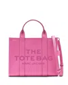 Marc Jacobs The Leather Medium Tote Bag In Bow Pink