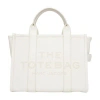 Marc Jacobs The Leather Medium Tote Bag In White