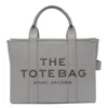 Marc Jacobs The Leather Medium Tote Bag In Gray