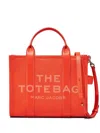 Marc Jacobs The Medium Leather Tote Bag In Orange