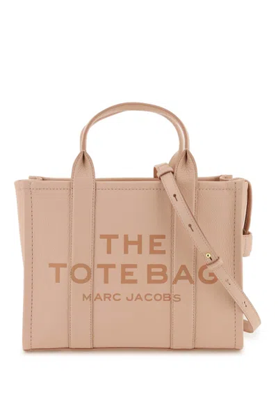 Marc Jacobs The Leather Medium Tote Bag In Pink