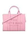 Marc Jacobs The Leather Medium Tote Bag In Pink