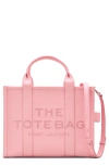 Marc Jacobs The Leather Medium Tote Bag In Ribbon Pink