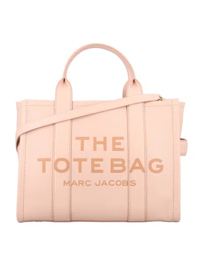 Marc Jacobs The Leather Medium Tote Bag In Rose