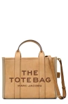Marc Jacobs The Leather Medium Tote Bag In Sand
