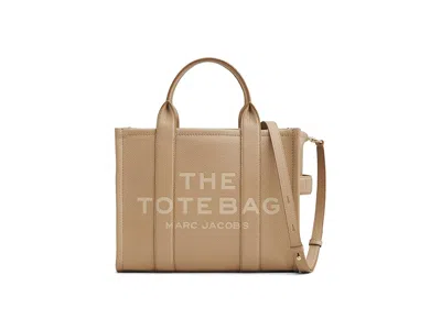 Marc Jacobs The Leather Medium Tote Bag Tote Handbags Camel: One Size In Brown