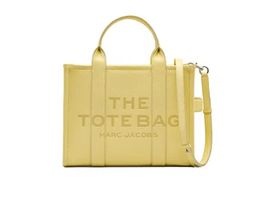 Marc Jacobs The Medium Tote Bag In Leather In Yellow