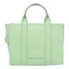 Marc Jacobs The Leather Medium Tote Bag In Verde