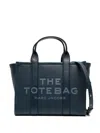 Marc Jacobs The Leather Medium Tote Bags In Blue
