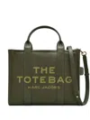 Marc Jacobs Structured Tote Bag With Dual Handles And Contrasting Interior In Green