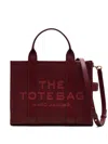 Marc Jacobs The Leather Medium Tote Bags In Red