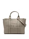 Marc Jacobs The Leather Medium Tote In Gray
