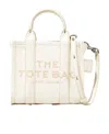 Marc Jacobs The Leather Medium Tote Bag In White