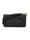 Marc Jacobs Mini Black Crossbody Bag With Engraved Logo