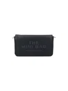 Marc Jacobs Mini Black Crossbody Bag With Engraved Logo In Black