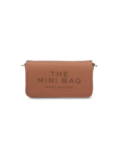 Marc Jacobs The Leather Mini Bag In Brown