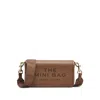 Marc Jacobs Borsa A Spalla The Leather Mini Argan Oil In Brown