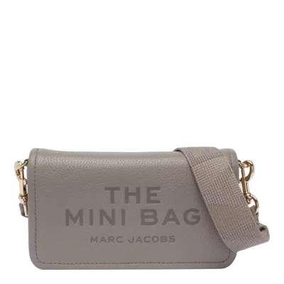 Marc Jacobs The Leather Mini Bag In Cement