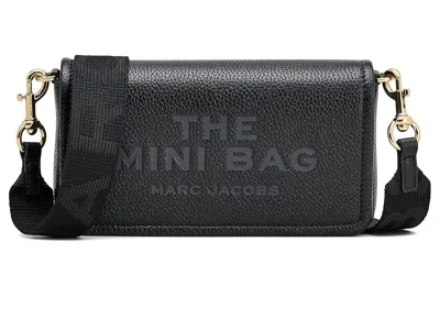 Marc Jacobs The Leather Mini Bag Cross Body Handbags Black: One Size