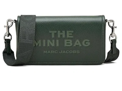 Marc Jacobs The Leather Mini Bag Cross Body Handbags Forest: One Size In Green