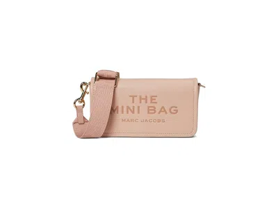 Marc Jacobs The Leather Mini Bag Cross Body Handbags Rose: One Size In Pink