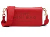 Marc Jacobs Textured Leather Mini Bag With Magnetic Closure In Red