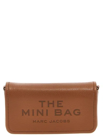Marc Jacobs 'the Leather Mini Bag' Crossbody Bag In Brown