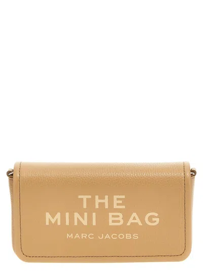 Marc Jacobs 'the Leather Mini Bag' Crossbody Bag In Brown