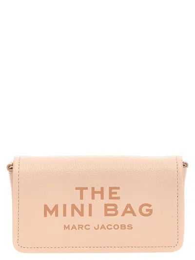 Marc Jacobs Light Pink The Leather Mini Crossbody Bag