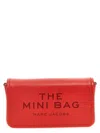 Marc Jacobs 'the Leather Mini Bag' Crossbody Bag In Red