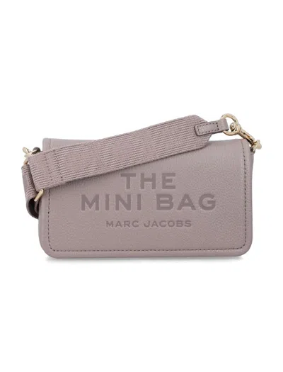 Marc Jacobs The Leather Mini Bag In Gray
