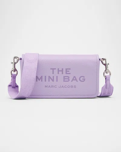 Marc Jacobs The Leather Mini Bag In Purple