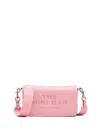 Marc Jacobs The Mini Leather Logo Crossbody In Pink
