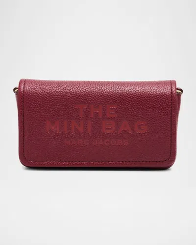 Marc Jacobs The Leather Mini Bag In Red