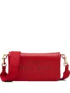 Marc Jacobs Textured Leather Mini Bag With Magnetic Closure In Red