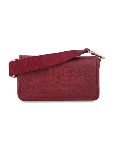 Marc Jacobs The Leather Mini Bag In Red