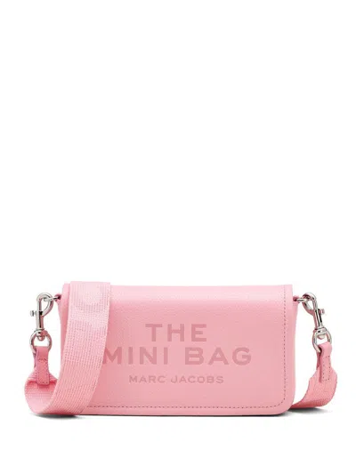 Marc Jacobs The Leather Mini Bag In Ribbon Pink