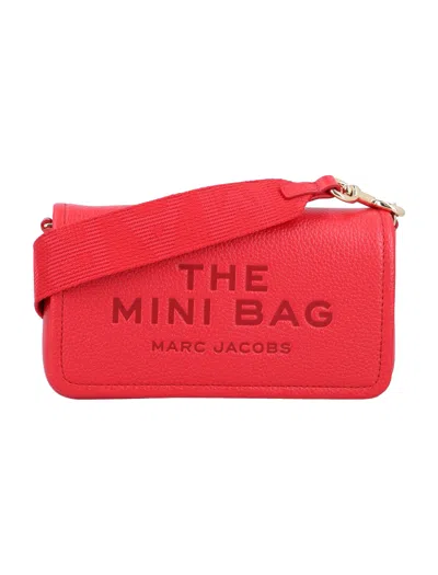 Marc Jacobs The Leather Mini Bag In True Red