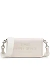 Marc Jacobs The Leather Mini Cotton Cross-body Bag In White Leather