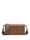 Marc Jacobs Borsa A Spalla The Leather Mini Argan Oil In Brown