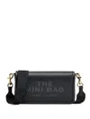 Marc Jacobs Structured Shoulder Bag With Embossed Branding In Black